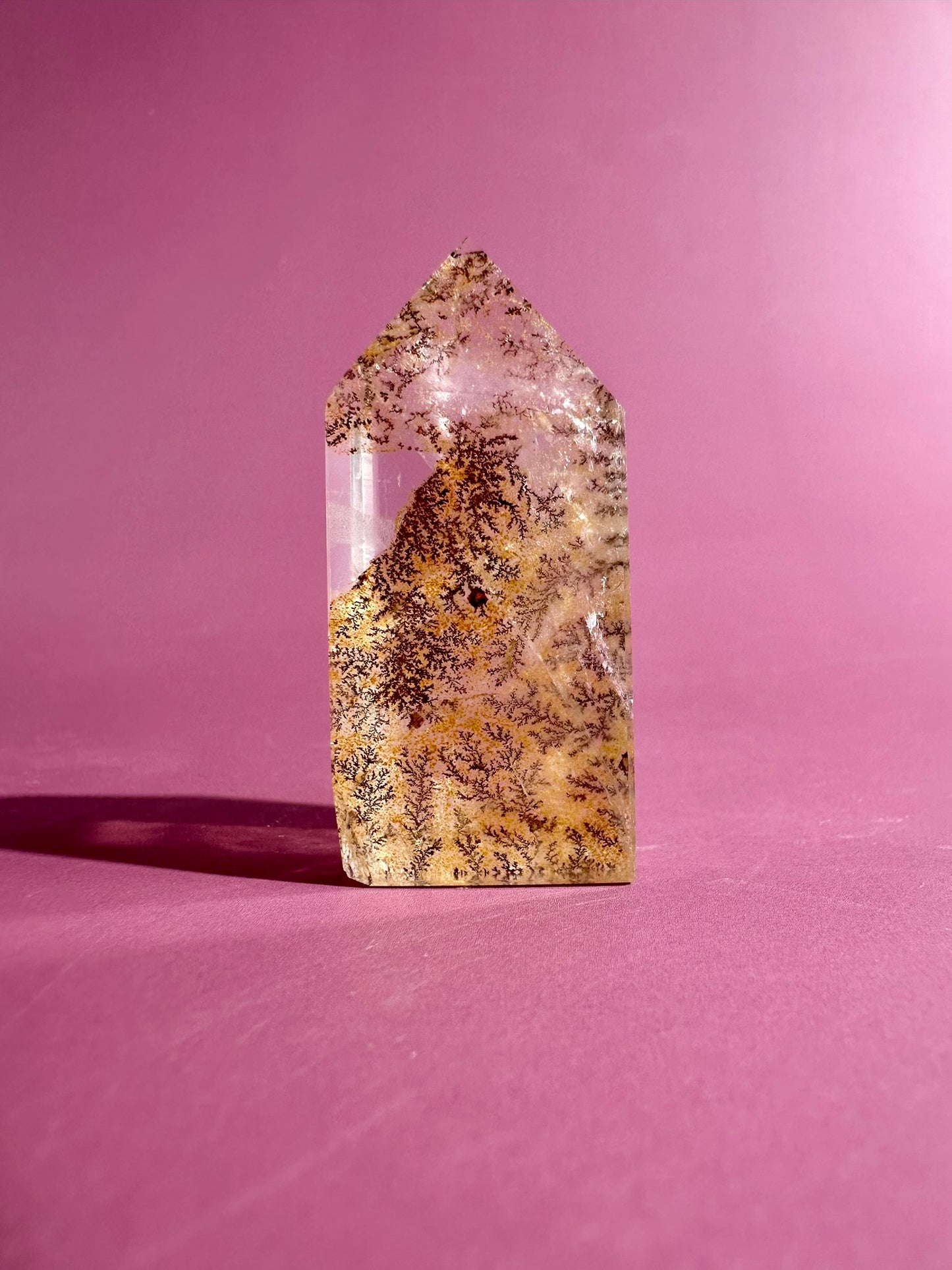 Dendritic Quartz Tower – Option C | Clarity, Balance & Nature Energy