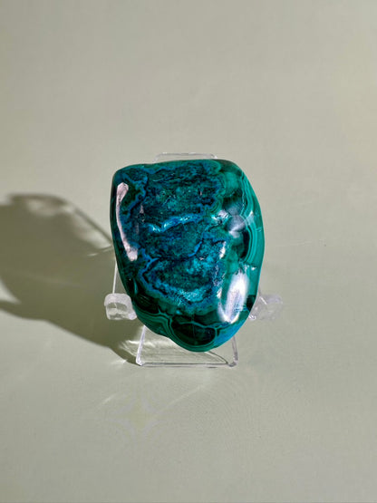 Malachite Chrysocolla Malacolla Polished Specimen Option A | Congo Crystal
