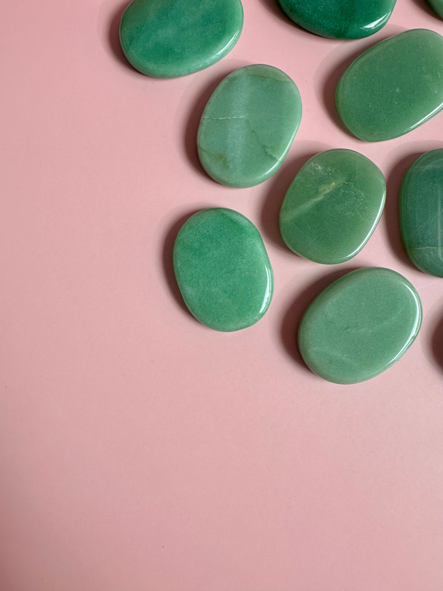 Green Aventurine Flat Palm