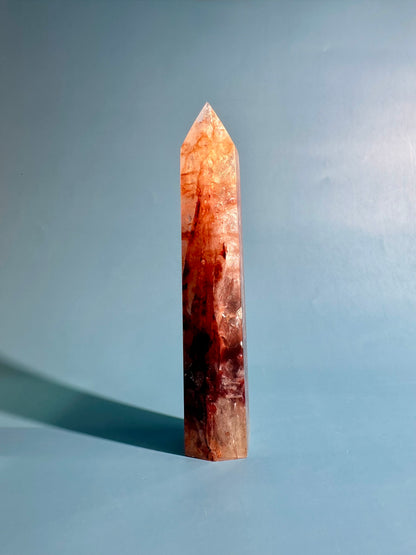 Fire Quartz Tower – Option C | Strength, Transformation & Clarity Energy