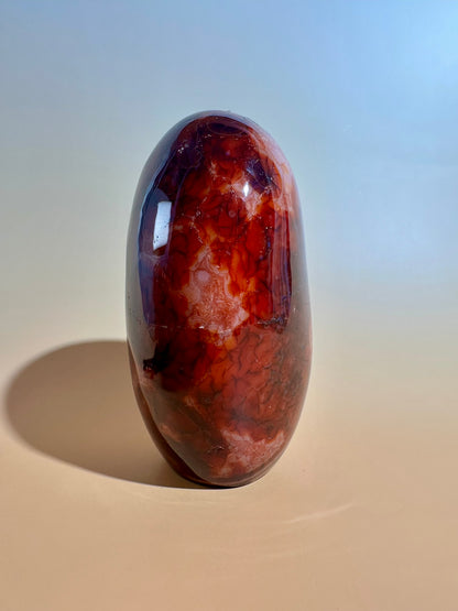 Carnelian Standing Freeform – Option K | Collector Crystal, Confidence, Passion & Vitality