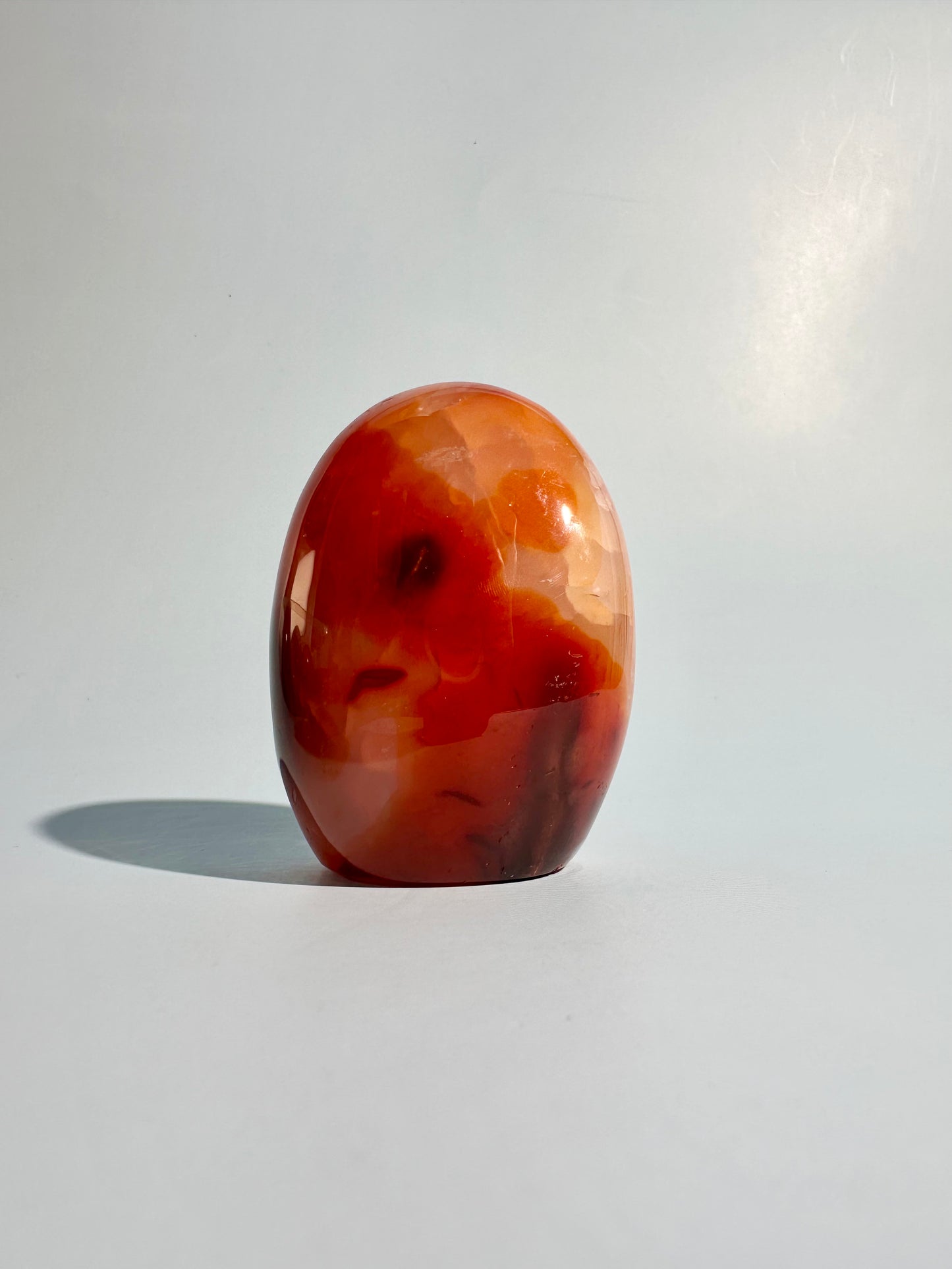 Carnelian Standing Freeform – Option B | Creativity, Passion & Positive Energy Crystal