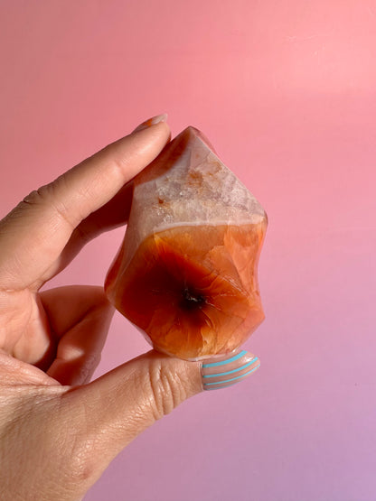 Carnelian Flame – Option C | Abundance, Confidence & Positive Transformation