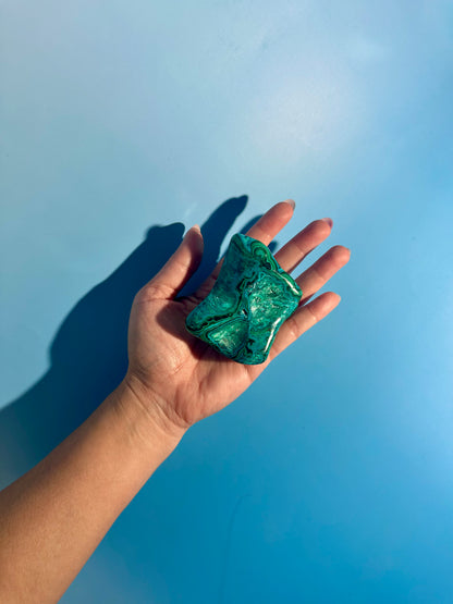 Malachite Chrysocolla Malacolla Polished Specimen Option G | Congo Collector Mineral