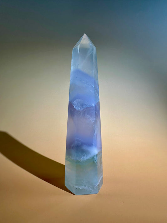 Lavender Green Fluorite Tower – Option C