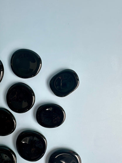 Black Obsidian Worry Stone