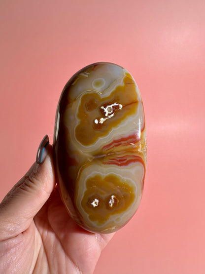 Carnelian Orca Agate Freeform – Option D | Empowerment, Grounding & Natural Beauty Crystal