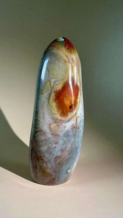 Polychrome Jasper Standing Freeform – Option I