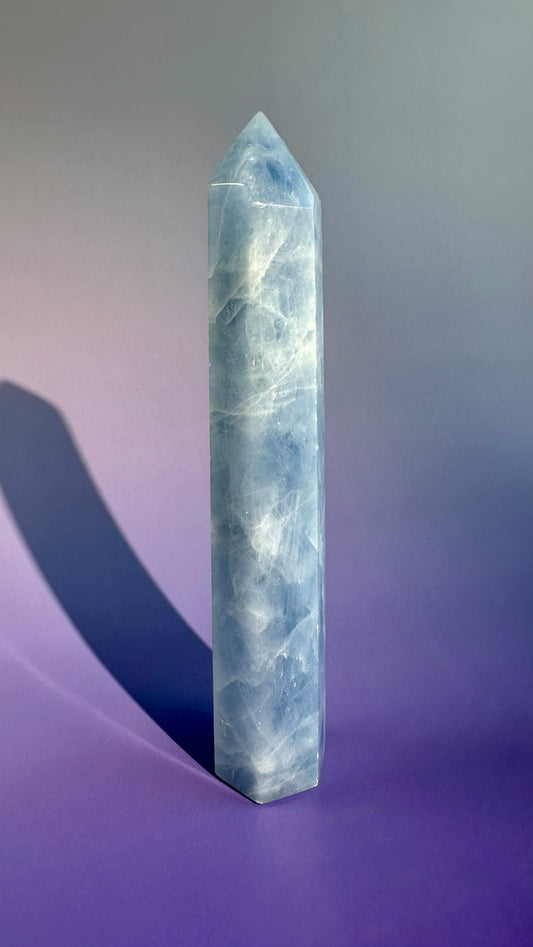 Blue Calcite Tower – Option C