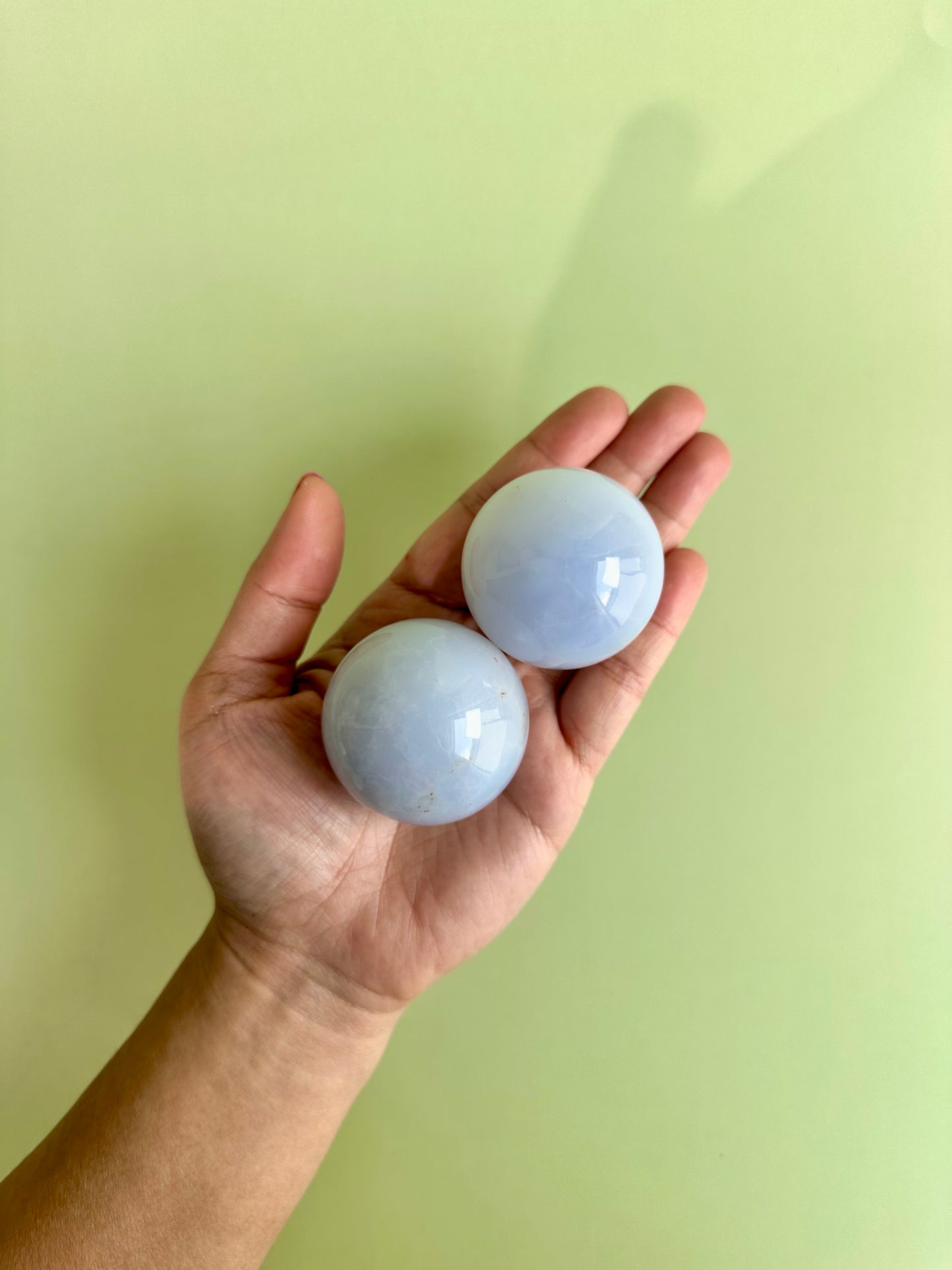 Medium Blue Chalcedony Sphere