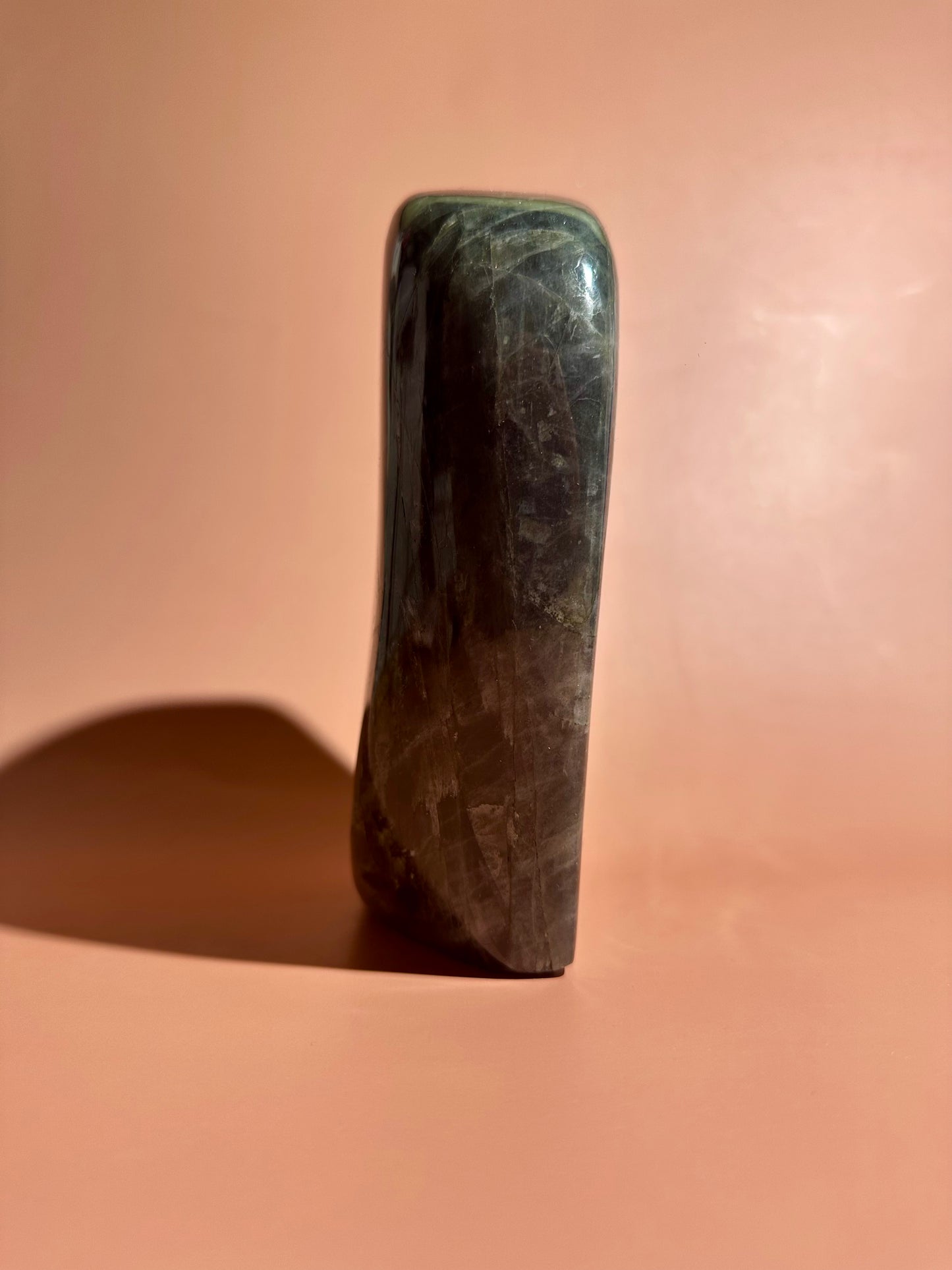 Extra Large Purple Flash Labradorite Standing  Freeform – Option D