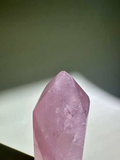 Large Rose Quartz Tower - B