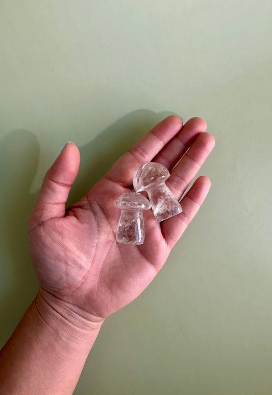 Small Clear Quartz Mushroom