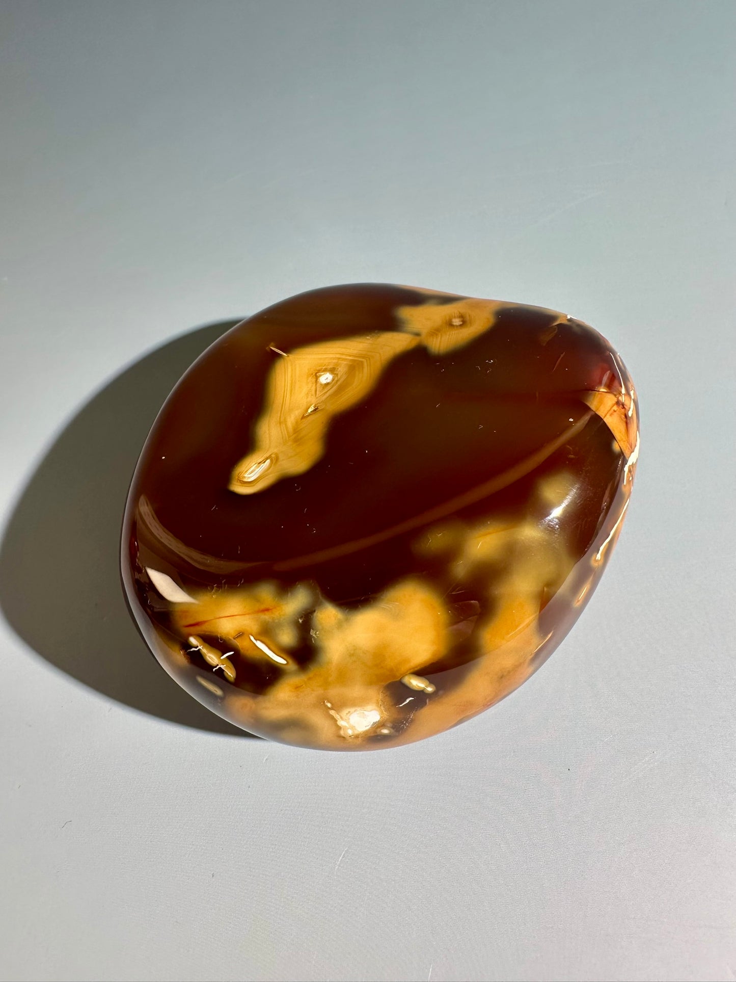 Carnelian Orca Agate Freeform – Option A | Courage, Grounding & Collector Crystal