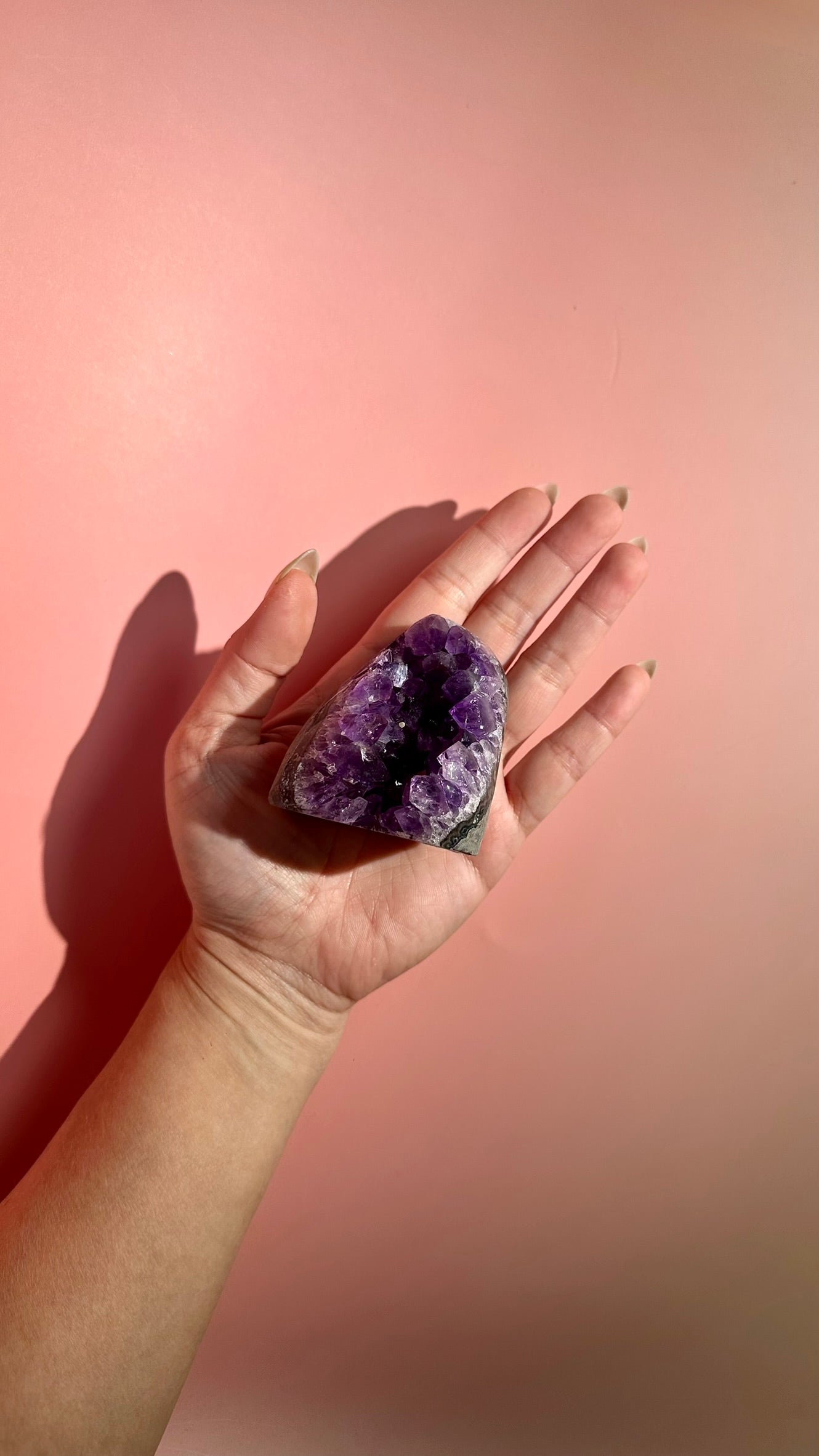 Small Uruguayan Amethyst Cut Base – Option F