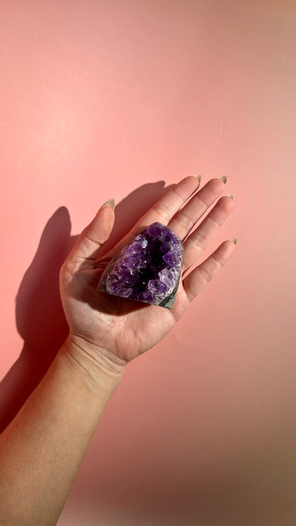 Small Uruguayan Amethyst Cut Base – Option F