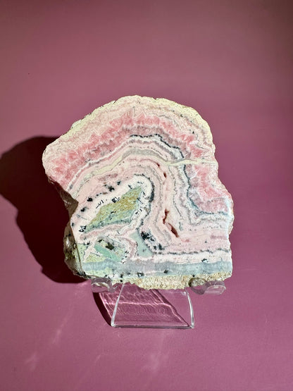 Peruvian Rhodochrosite Slab – Option F