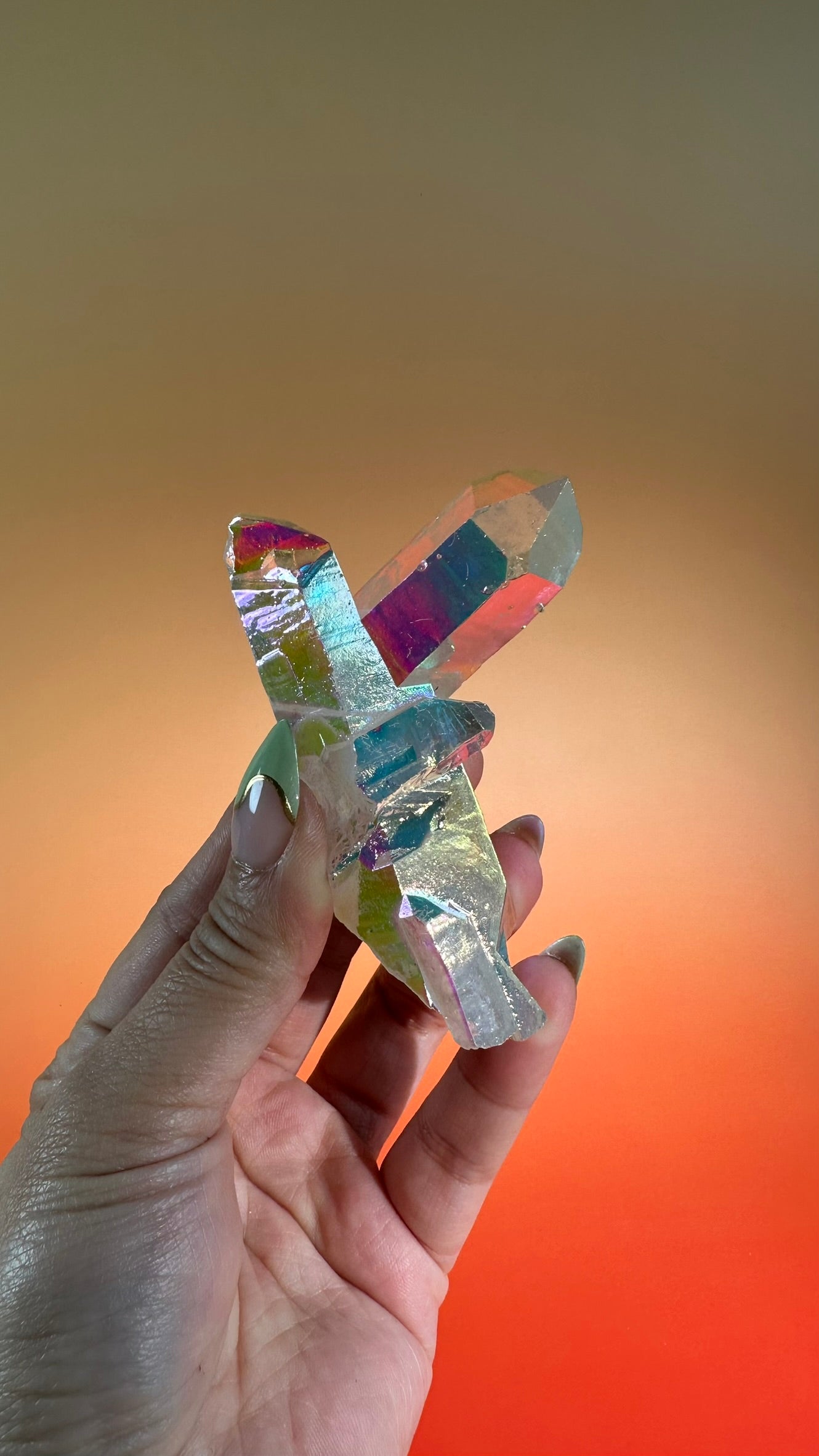 Angel Aura Quartz Cluster – Option C