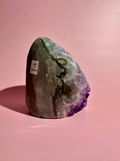 Amethyst Cut Base with Stalactite Eyes – Option D