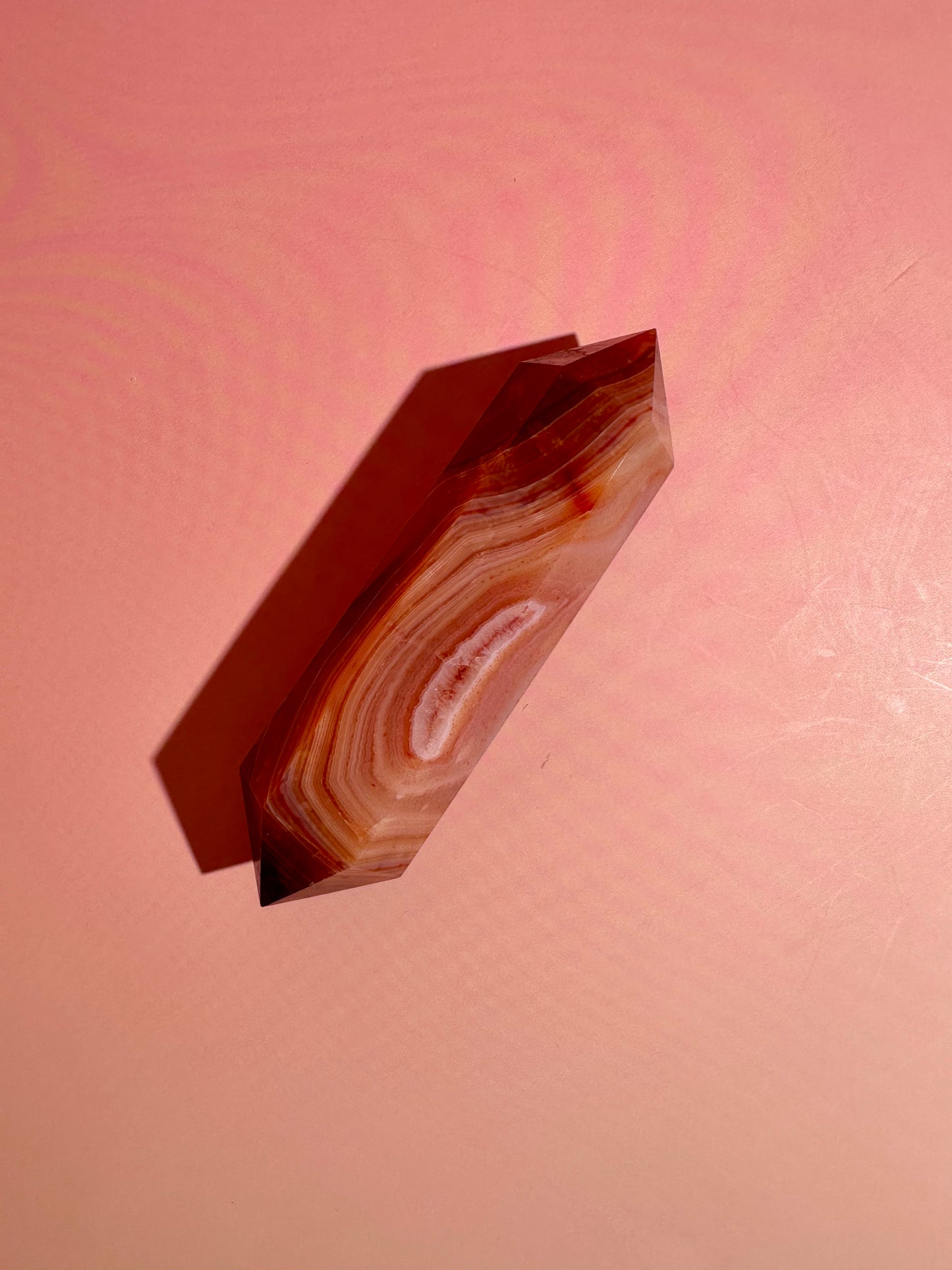 Carnelian Double Terminated Point – Option D | Empowerment, Focus & Grounding Energy