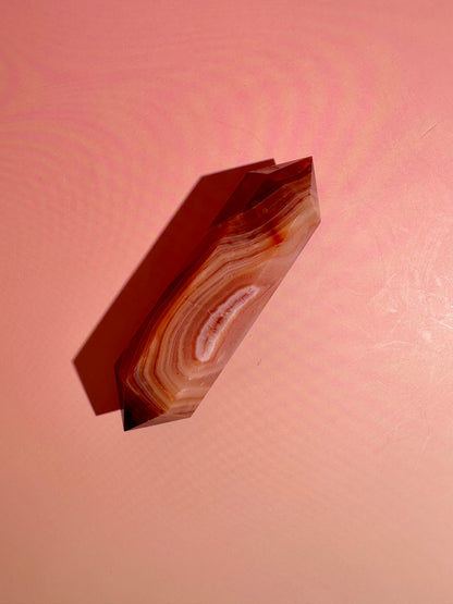 Carnelian Double Terminated Point – Option D | Empowerment, Focus & Grounding Energy