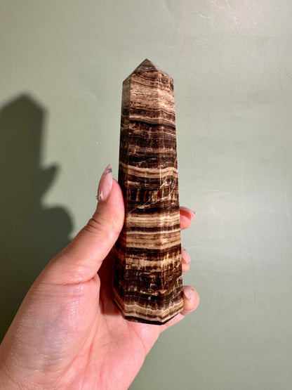 Chocolate Calcite Tower – Option B