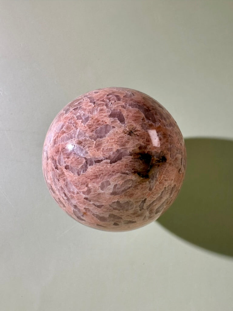 Graphic Feldspar Sphere – Option C | Harmony, Stability & Collector Crystal