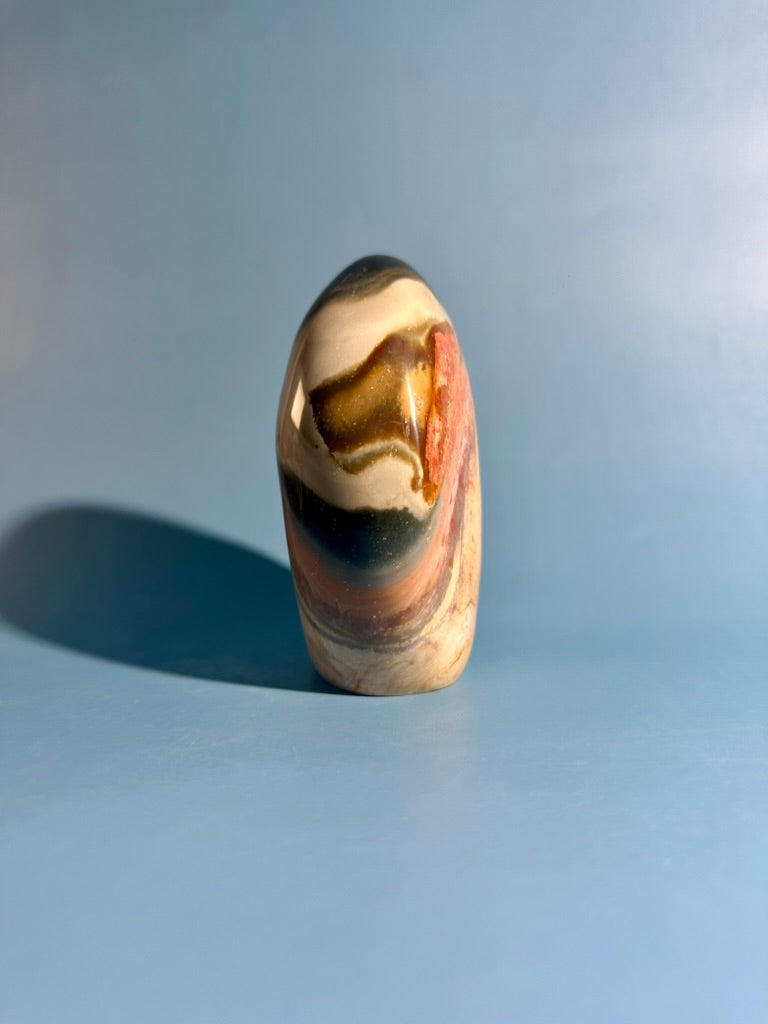 Polychrome Jasper Standing Freeform Option M | Madagascar Display Crystal
