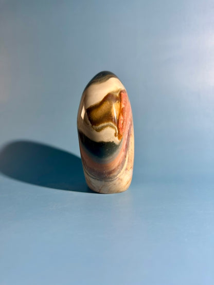 Polychrome Jasper Standing Freeform Option M | Madagascar Display Crystal