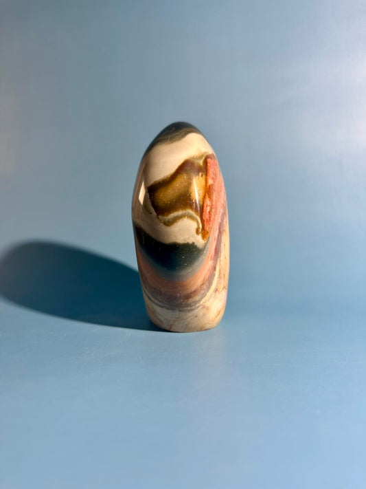 Polychrome Jasper Standing Freeform Option M | Madagascar Display Crystal