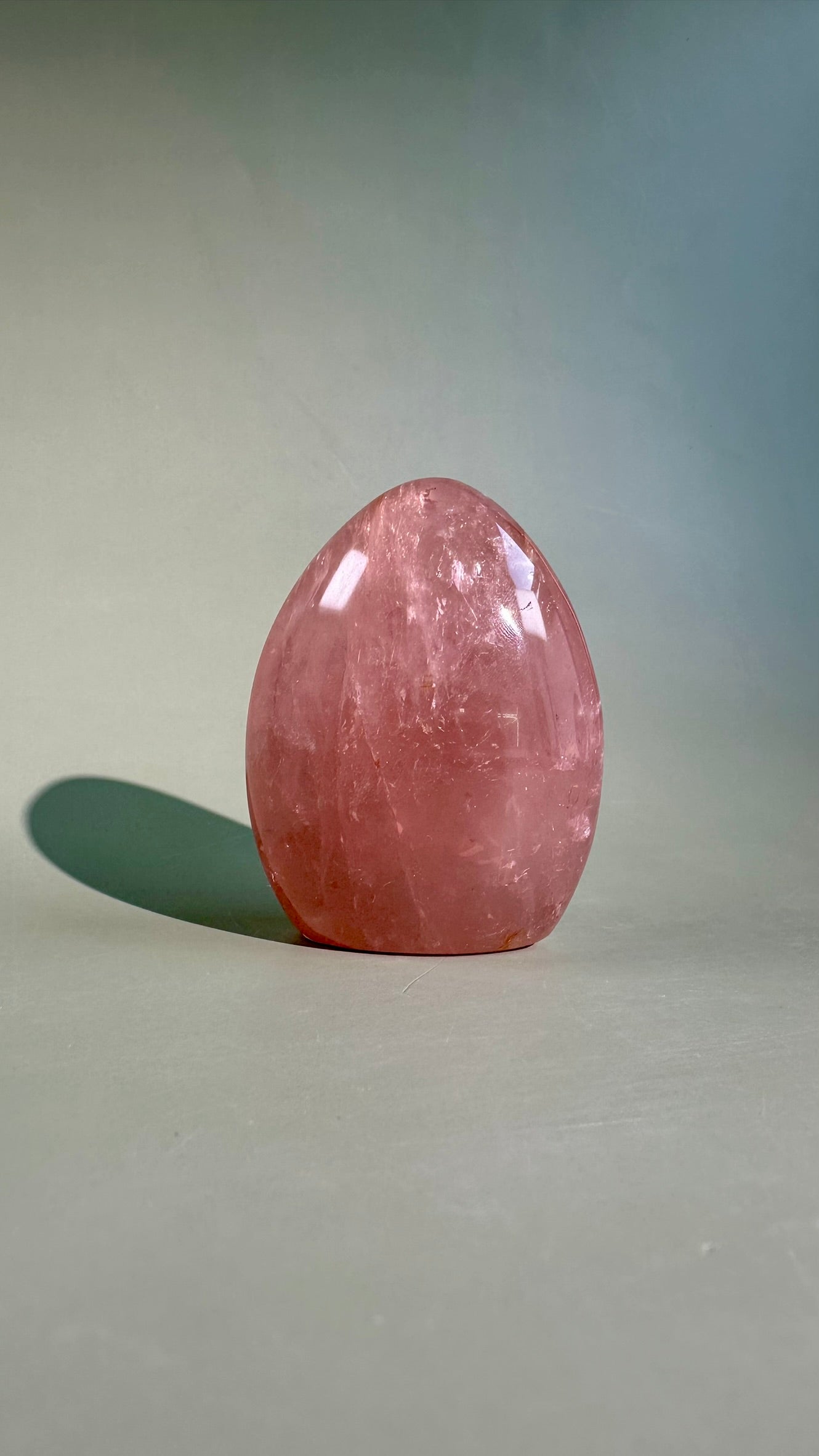 Small Rose Quartz Standing Freeform – Option B