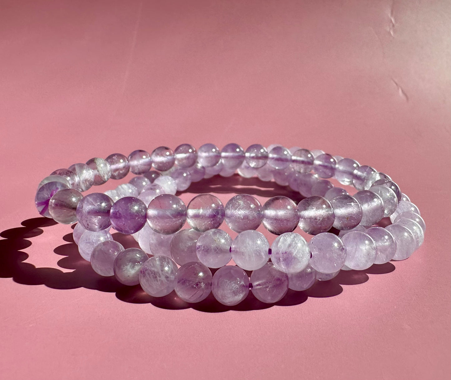 6mm Lavender Jade Bracelet