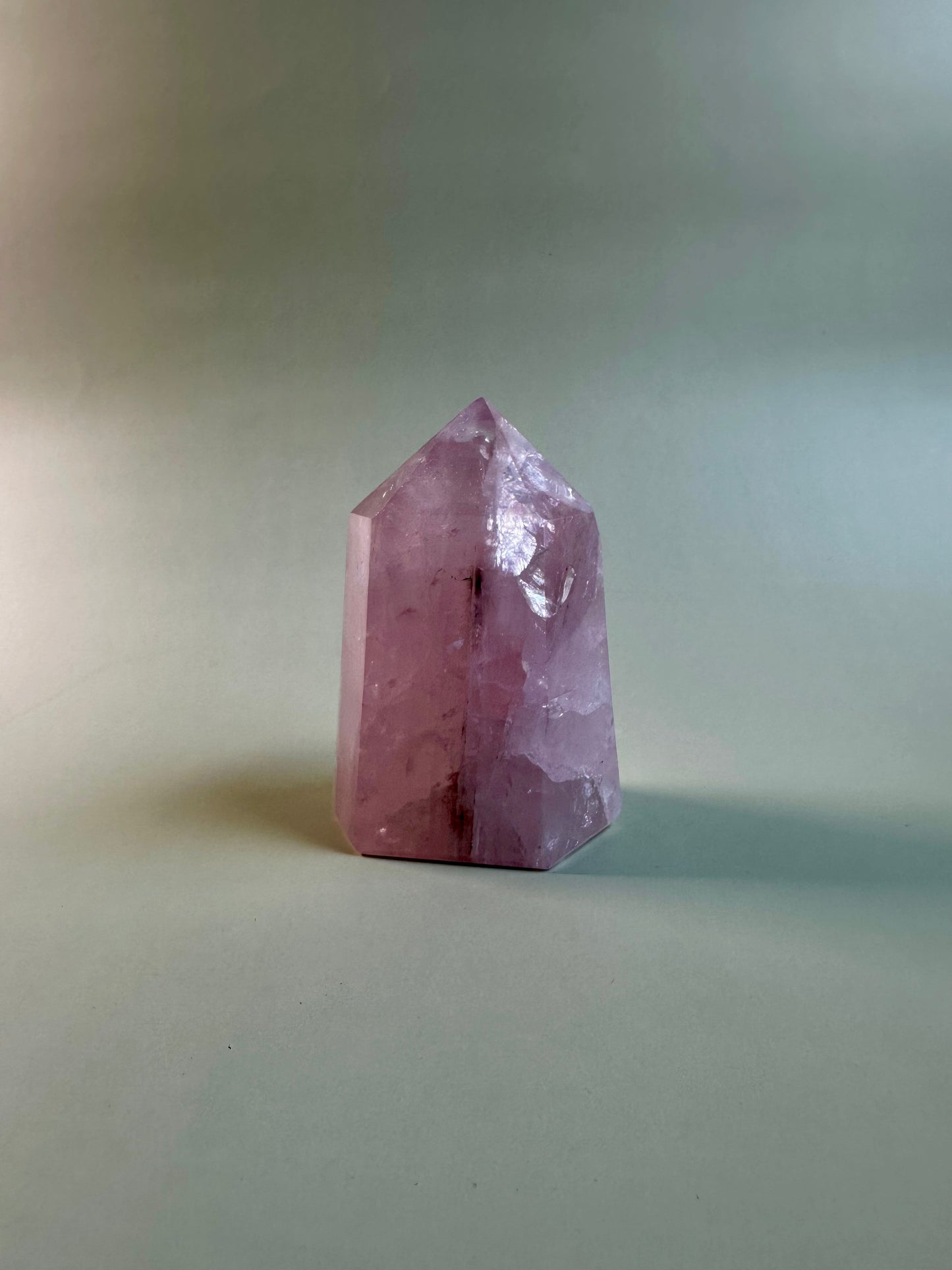 Perfectly Imperfect Rose Quartz Tower Misfit - C