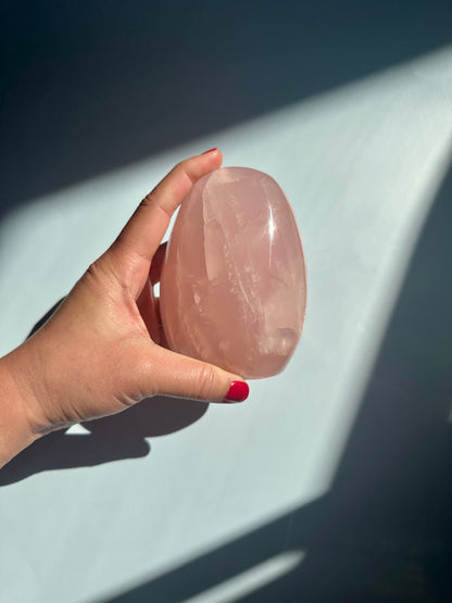 Large Rose Quartz Standing Freeform