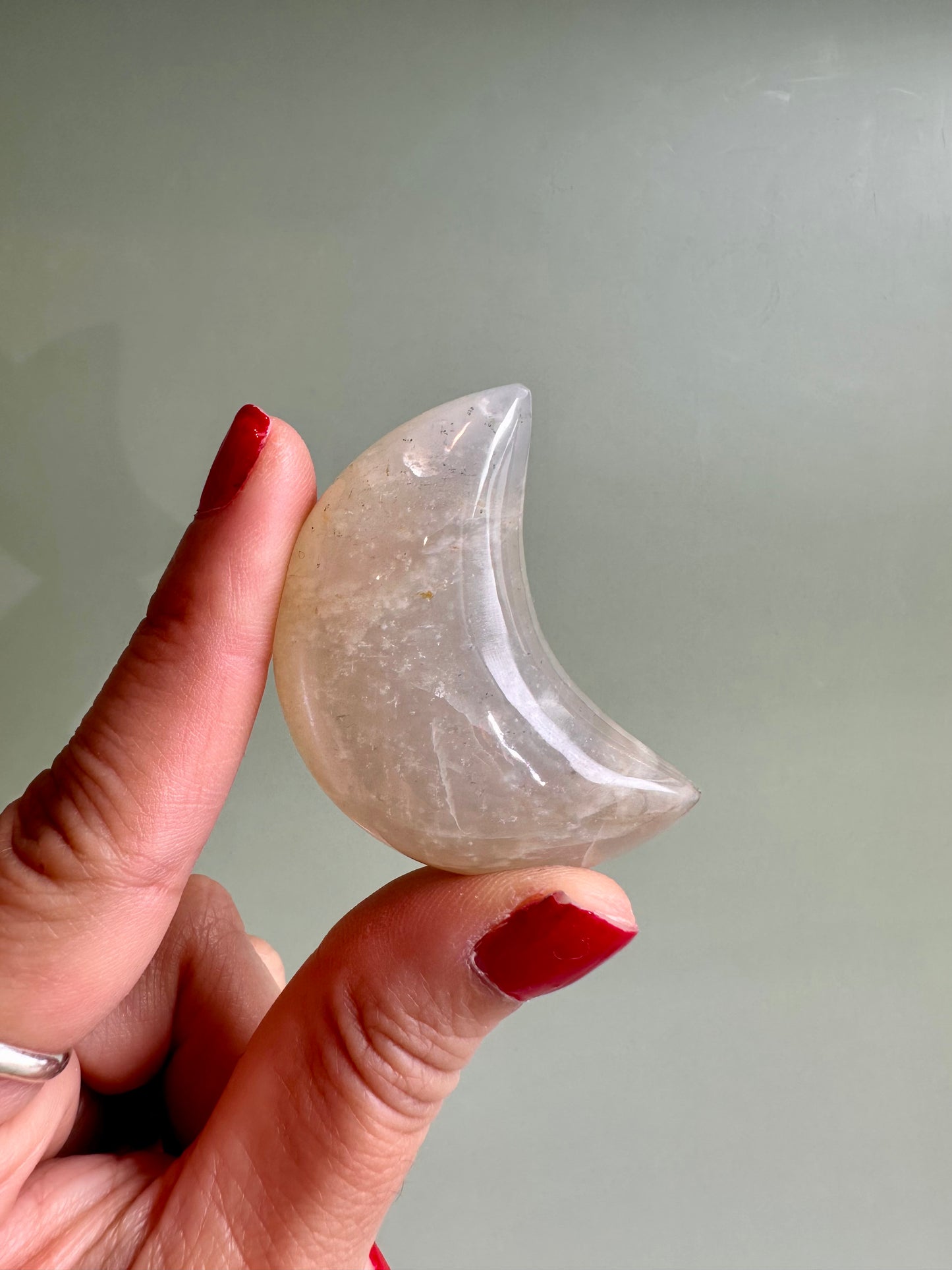 Small Moonstone Crescent Moon