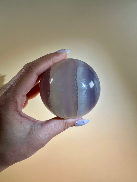 Lavender Green Fluorite Sphere – Option F