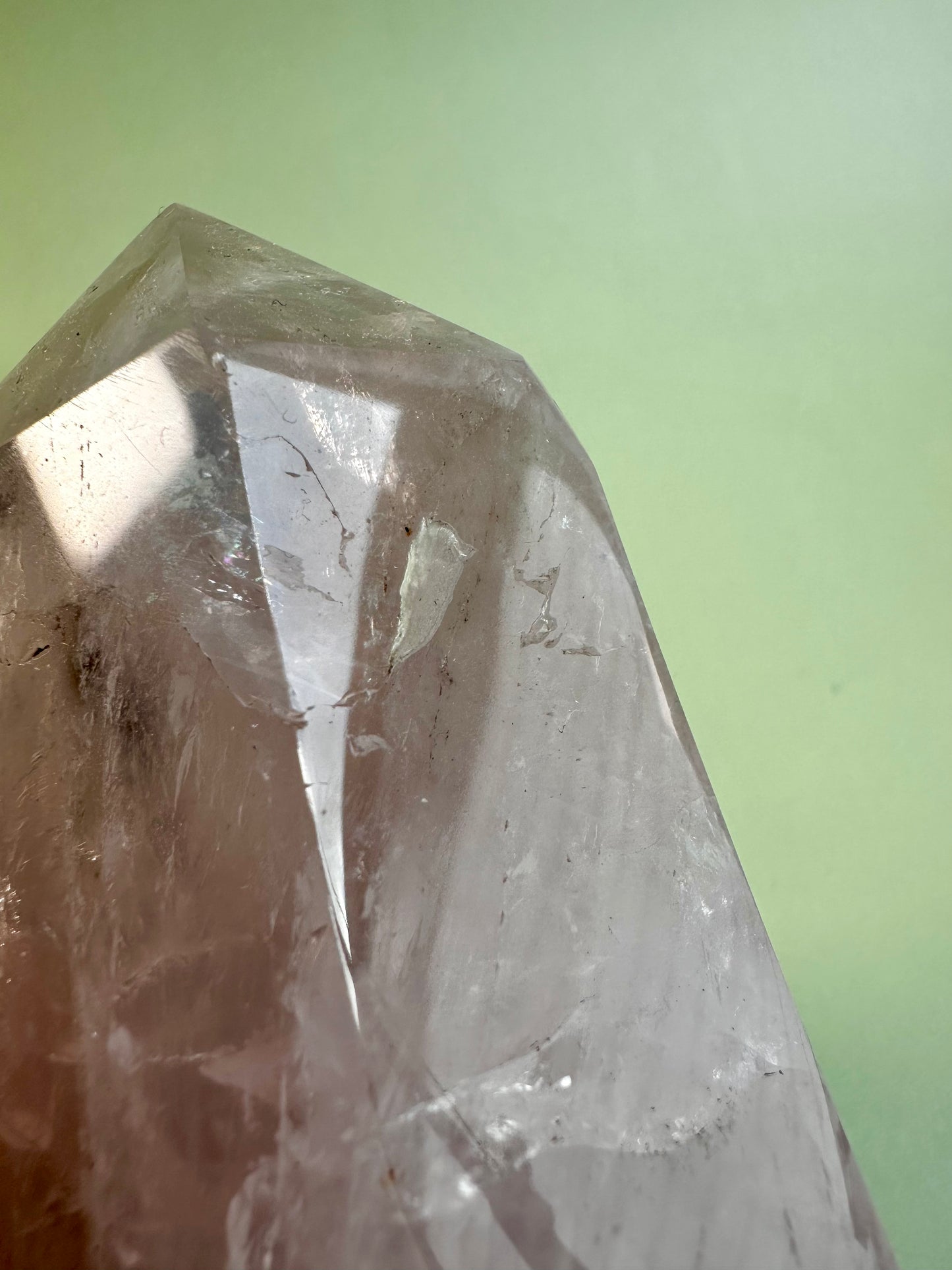 Perfectly Imperfect Rose Quartz Tower Misfit - C