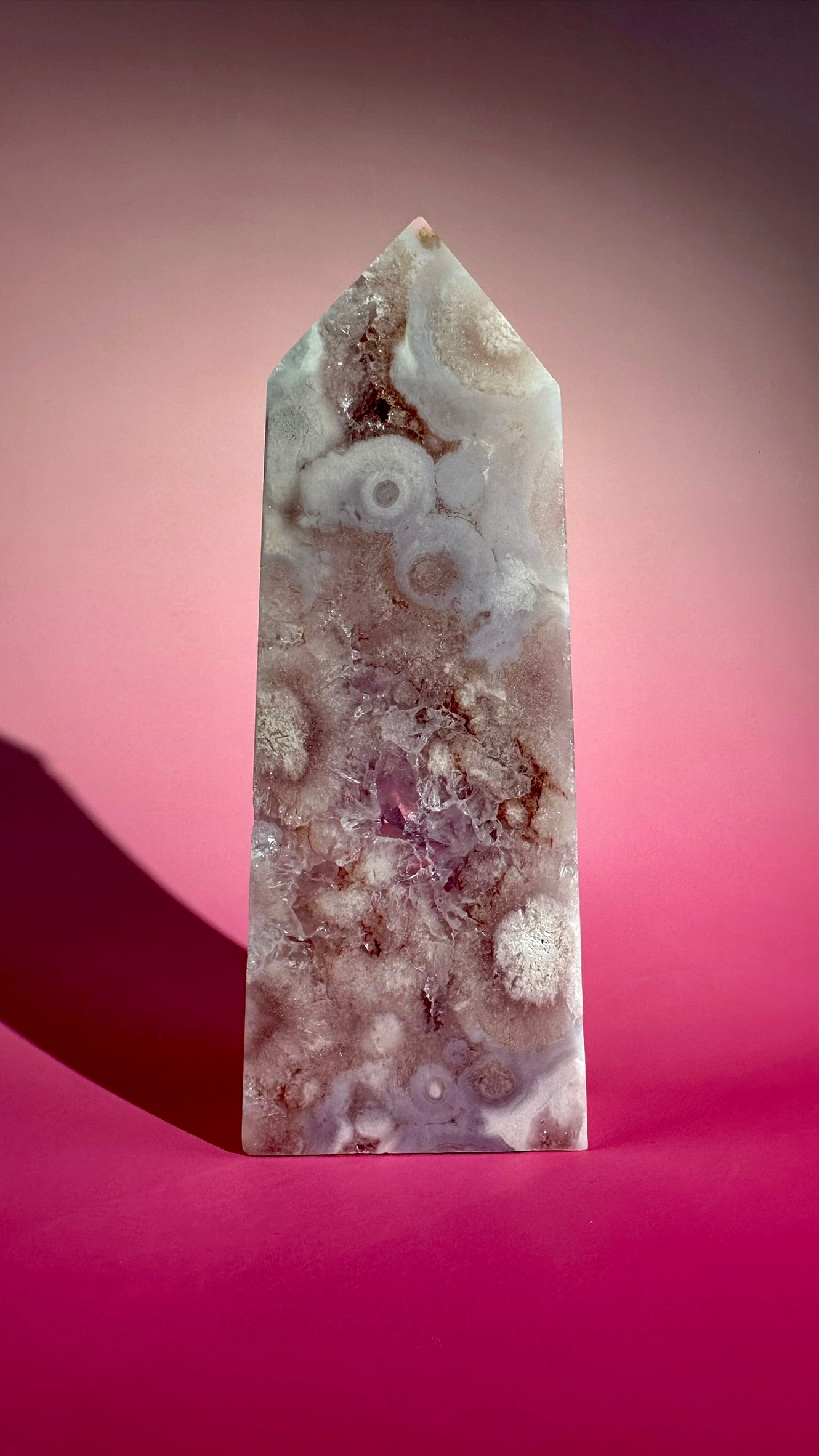 Pink Amethyst Obelisk – Option F