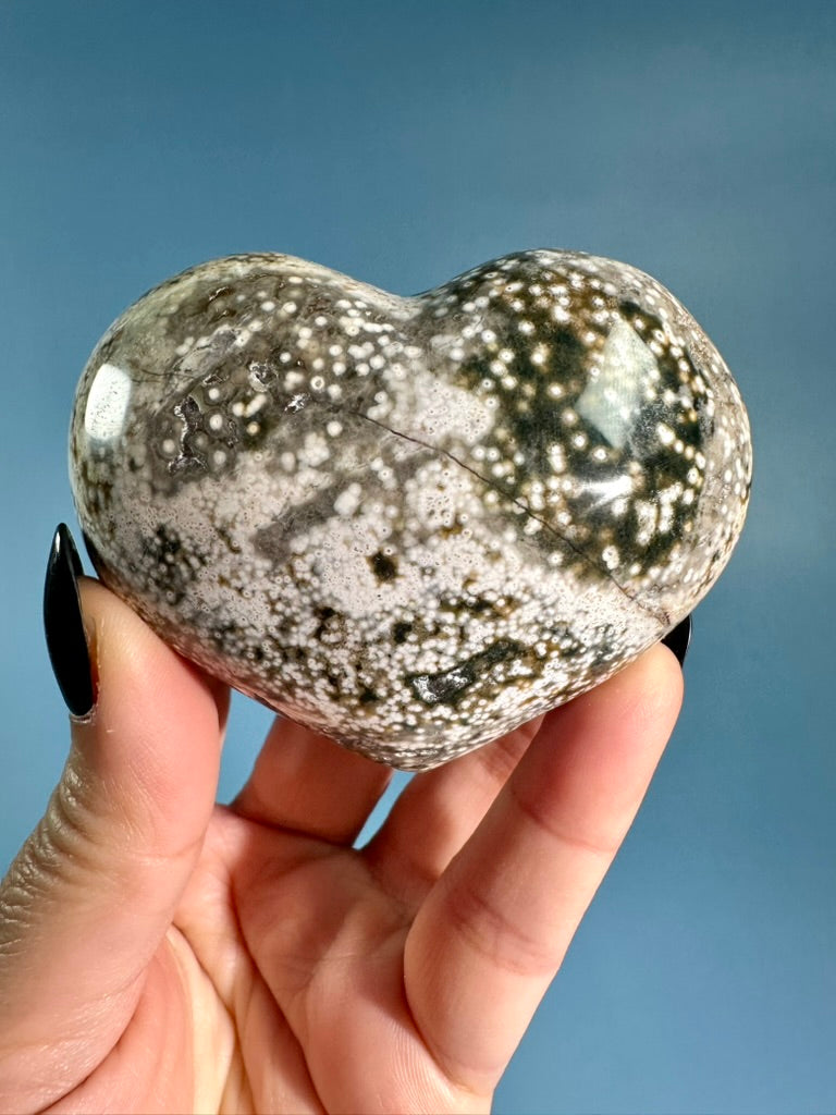Sea Jasper Heart - Option  C
