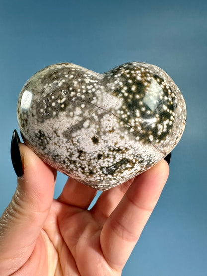 Sea Jasper Heart - Option  C