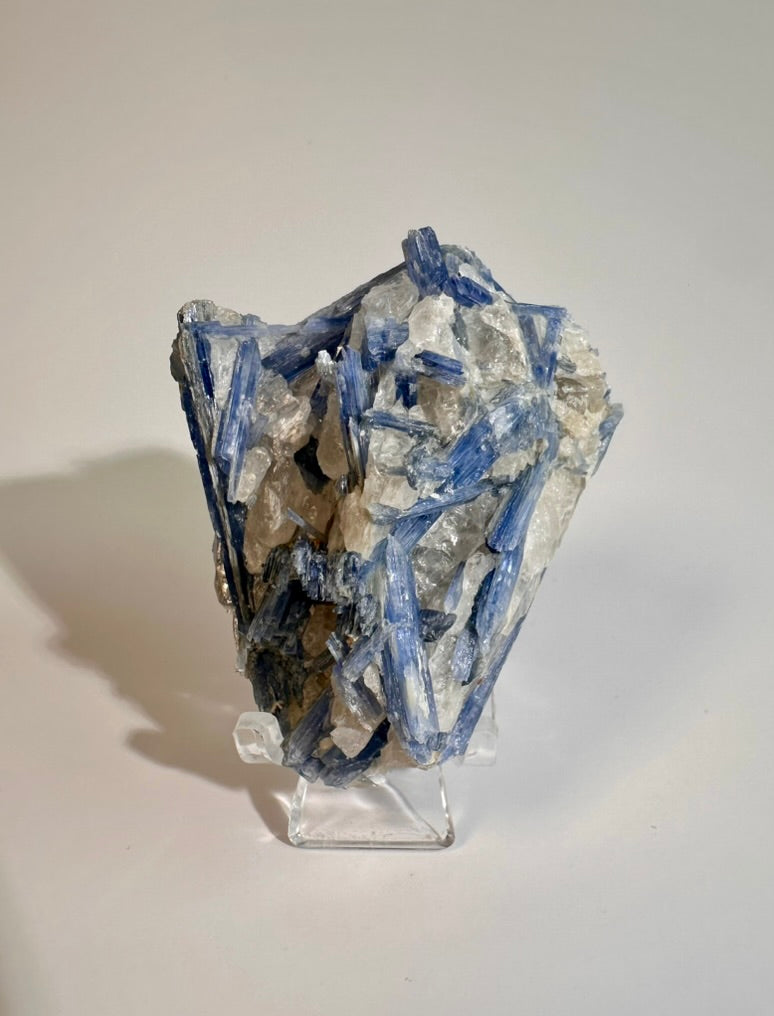 Kyanite in Quartz Cluster - E