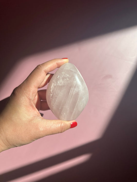 Medium Rose Quartz Standing Freeform - B