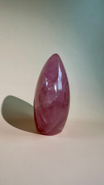 Medium Rose Quartz Standing Freeform - Option D