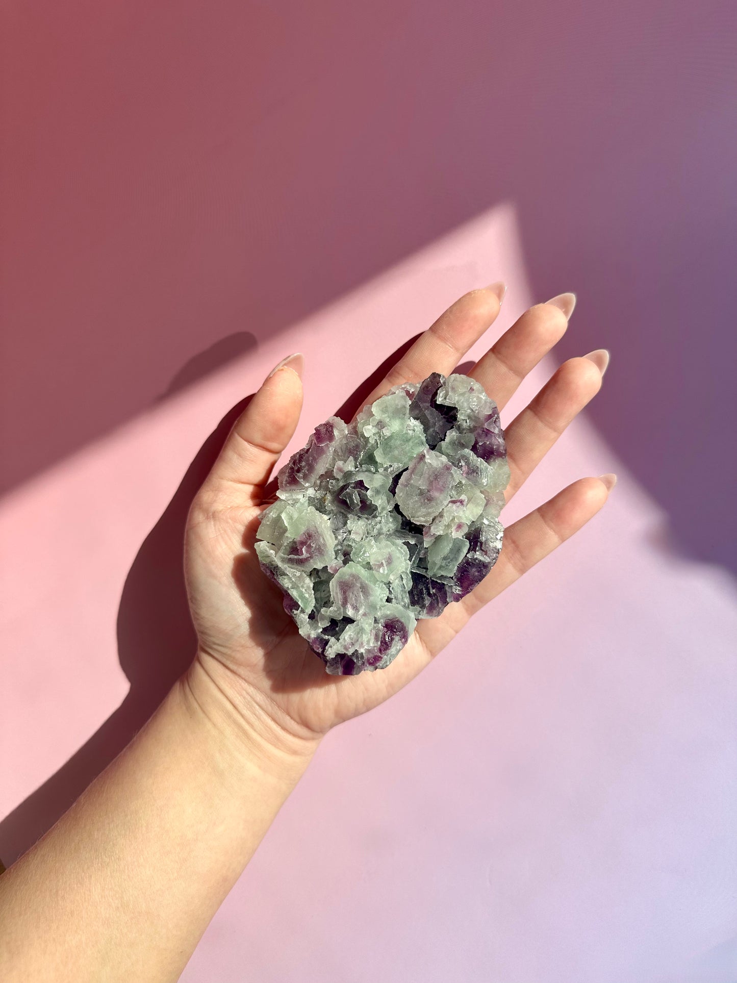 Green & Purple Fluorite Specimen – Option B