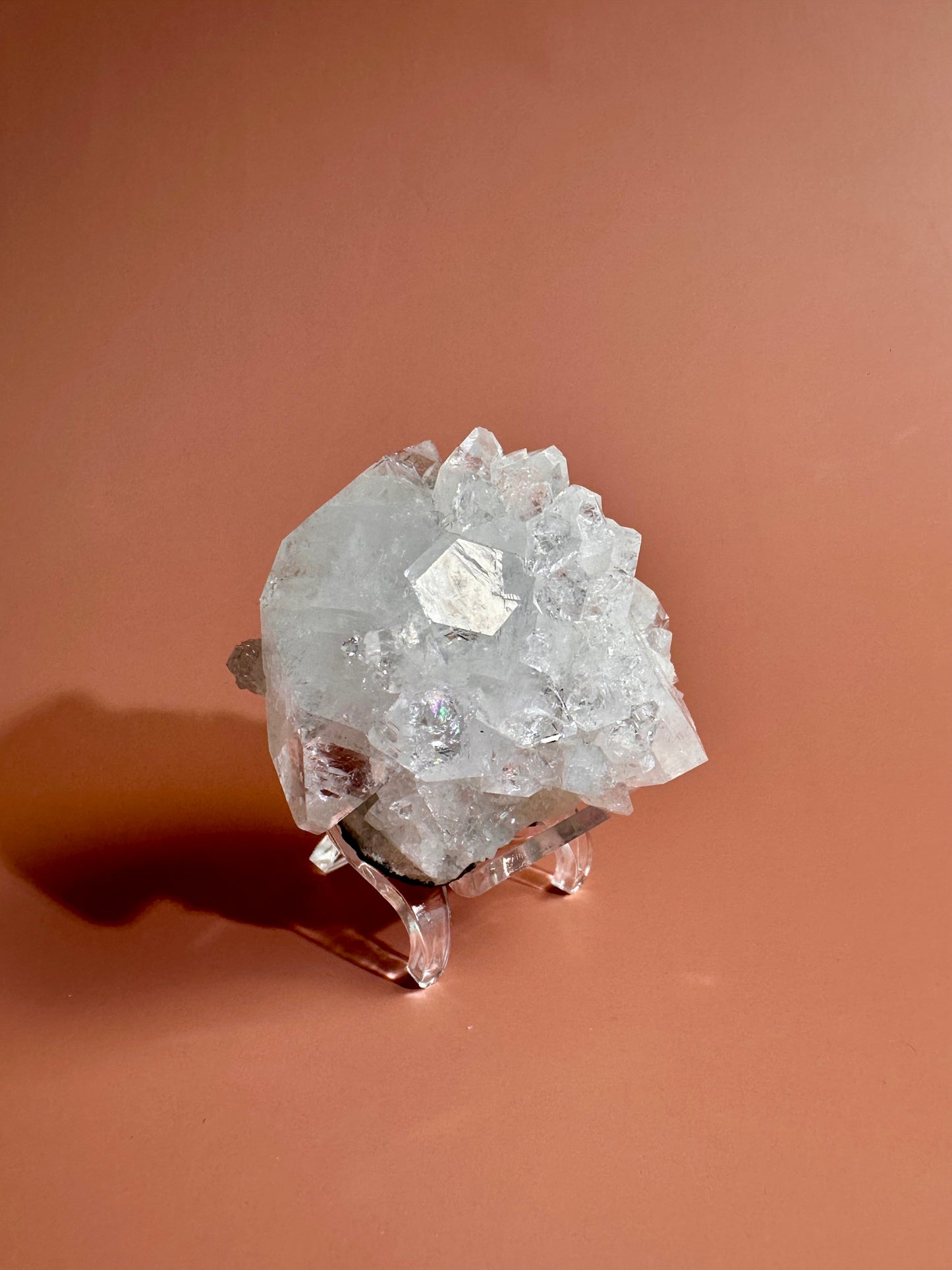 Apophyllite Stilbite Cluster - A
