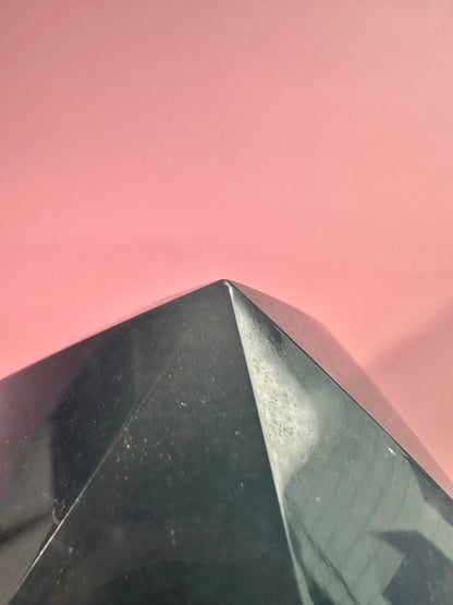 Large Peruvian Snowflake Angelite Tower - A