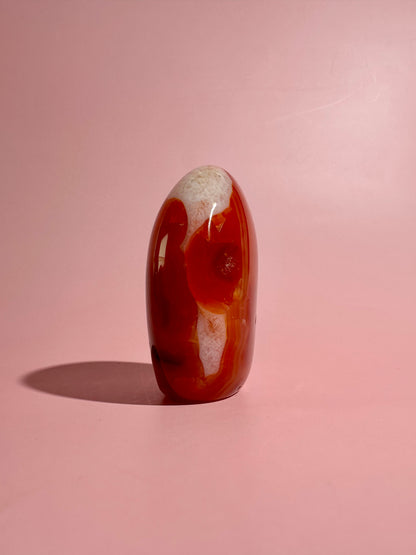 Carnelian Standing Freeform – Option A | Courage, Confidence & Vitality Crystal
