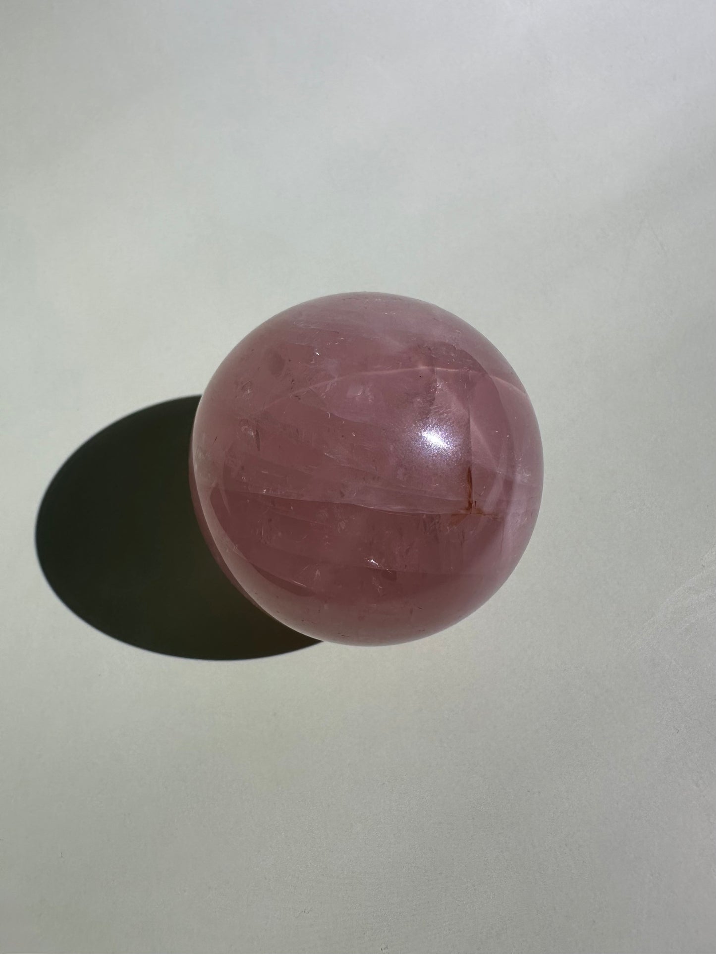 Star Rose Quartz Sphere - B