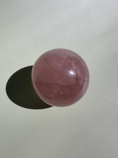 Star Rose Quartz Sphere - B