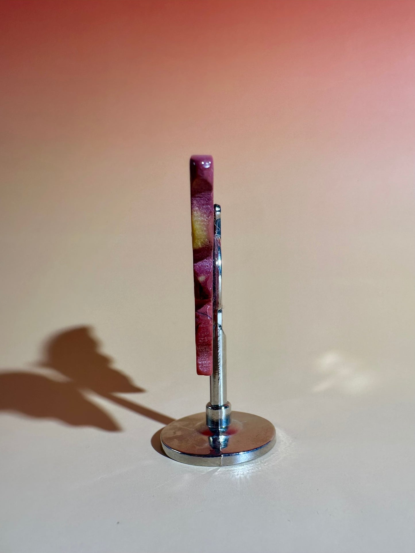 Mookaite Butterfly on Silver Stand | Adventure, Grounding & Personal Growth Crystal Décor
